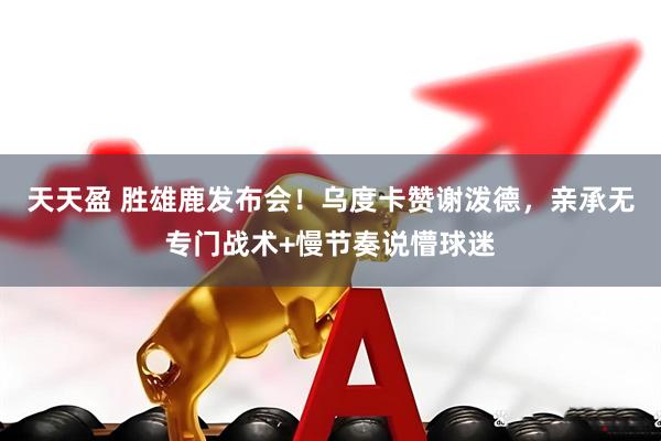天天盈 胜雄鹿发布会！乌度卡赞谢泼德，亲承无专门战术+慢节奏说懵球迷
